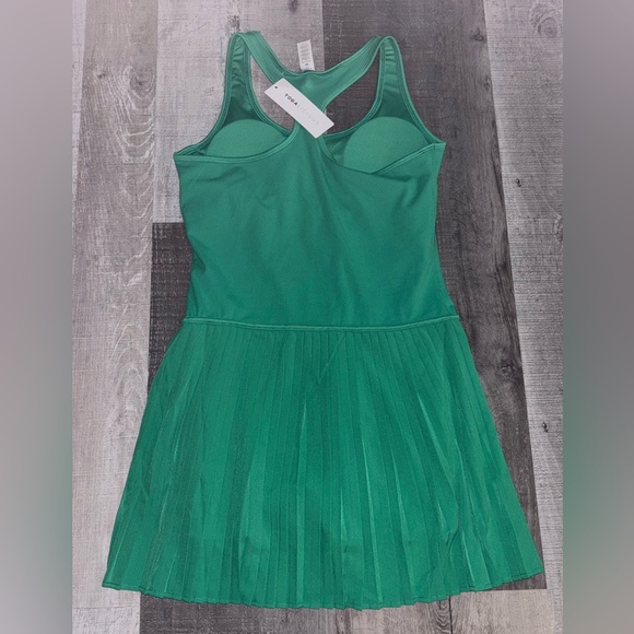 🍏NWT Yogalicious Lux Hybrid Net Motion pleated tennis dress - Picture 8 of 14